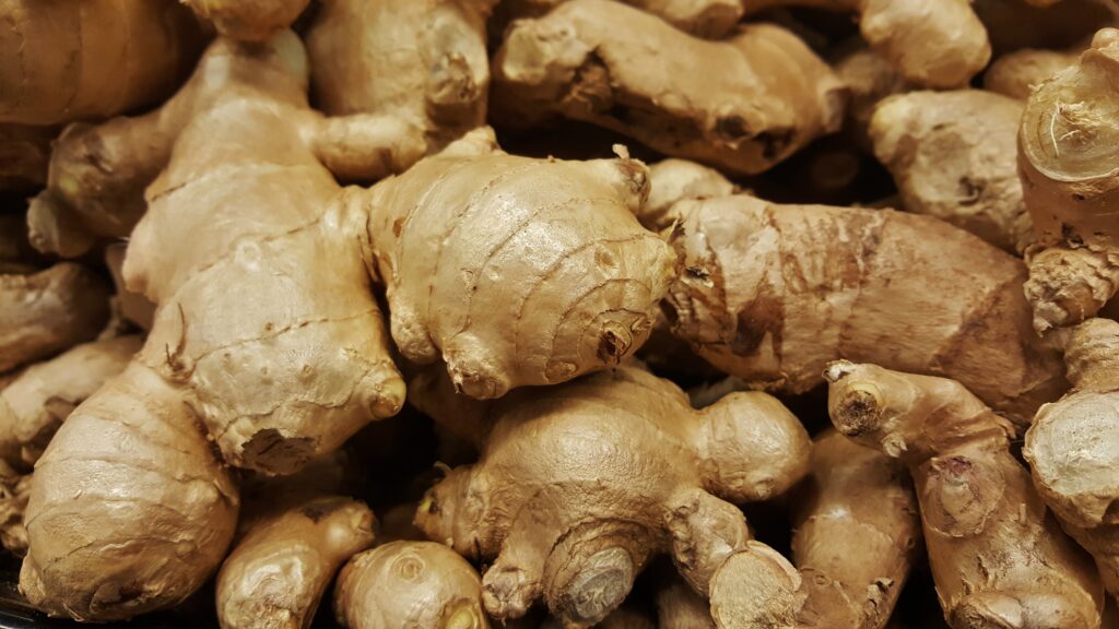 Do you have to peel ginger before juicing it? Bunch of ginger