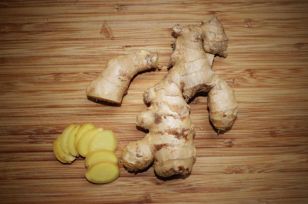 Do you have to peel ginger before juicing it? Sliced ginger