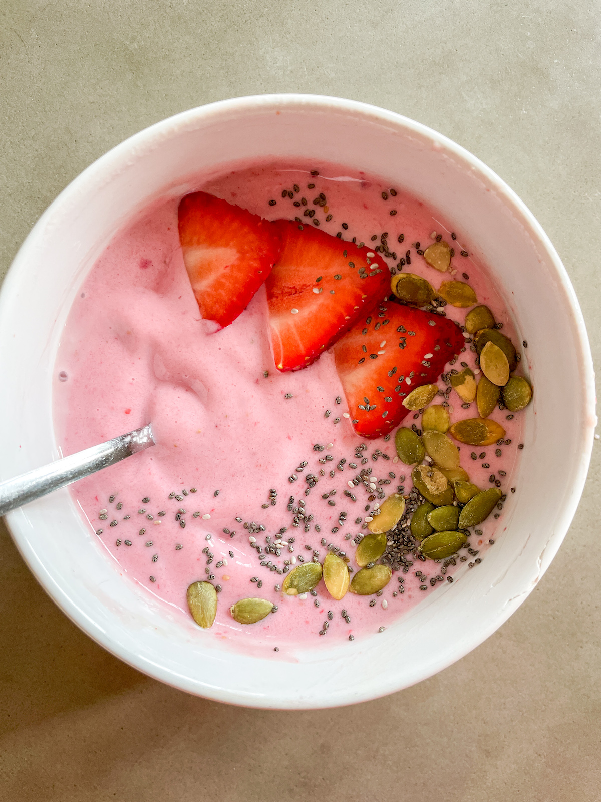 High Protein Vegan Yogurt Recipe, Strawberry Vegan Yogurt