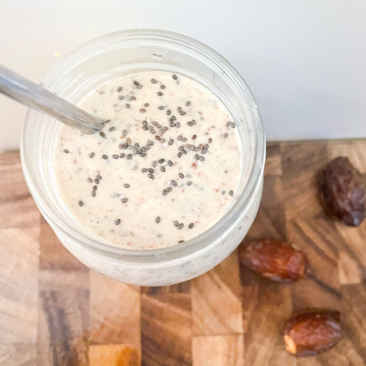 Tropical Smoothie Chia Banana Recipe (Peanut Butter)